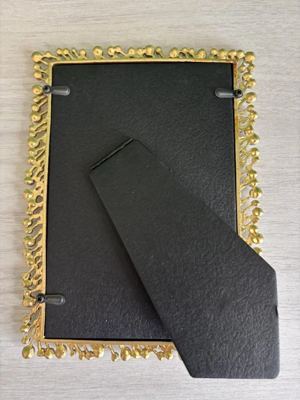 Mercer41-Gold & Crystal picture frame -NEW  for 4x6